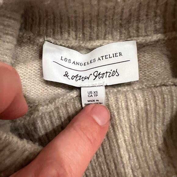 & OTHER STORIES Women's Mock Neck Sweater Size XS - Picture 5 of 6